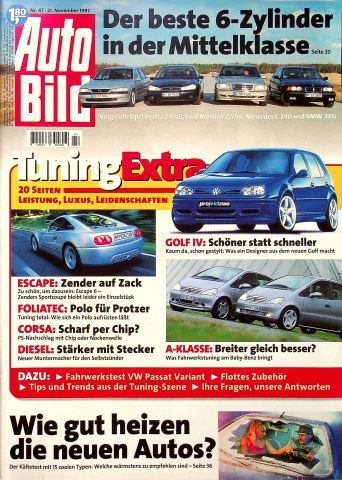 Deckblatt Auto Bild (47/1997)